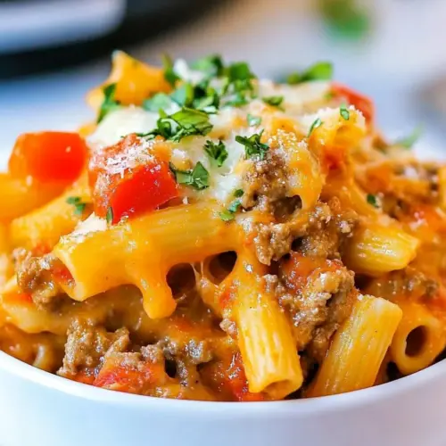 Cheesy Instant Pot Taco Pasta