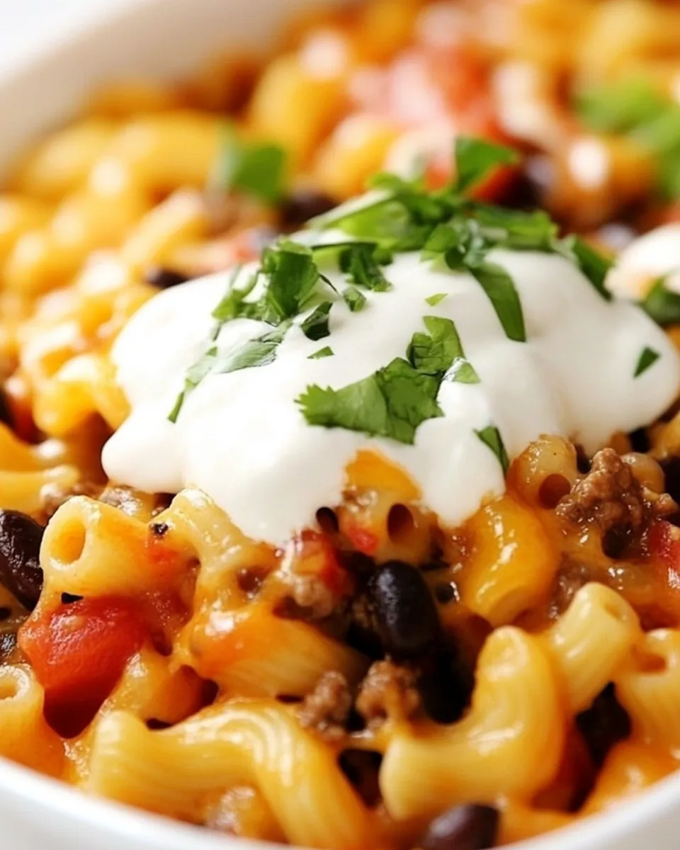 Cheesy Taco Pasta