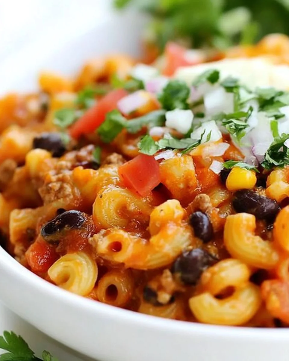 Cheesy Taco Pasta