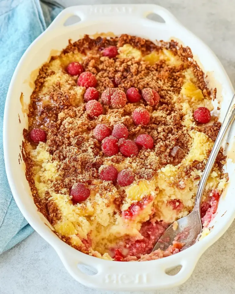 Cherry Pineapple Dump Cake