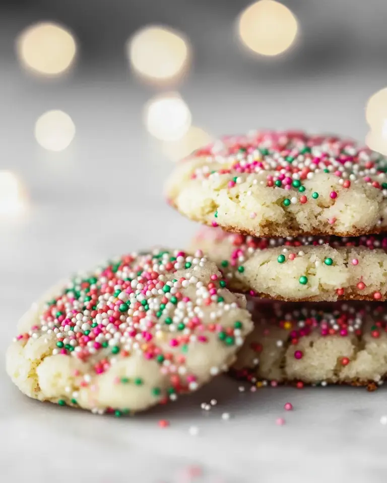 Chewy Sprinkle Cookies