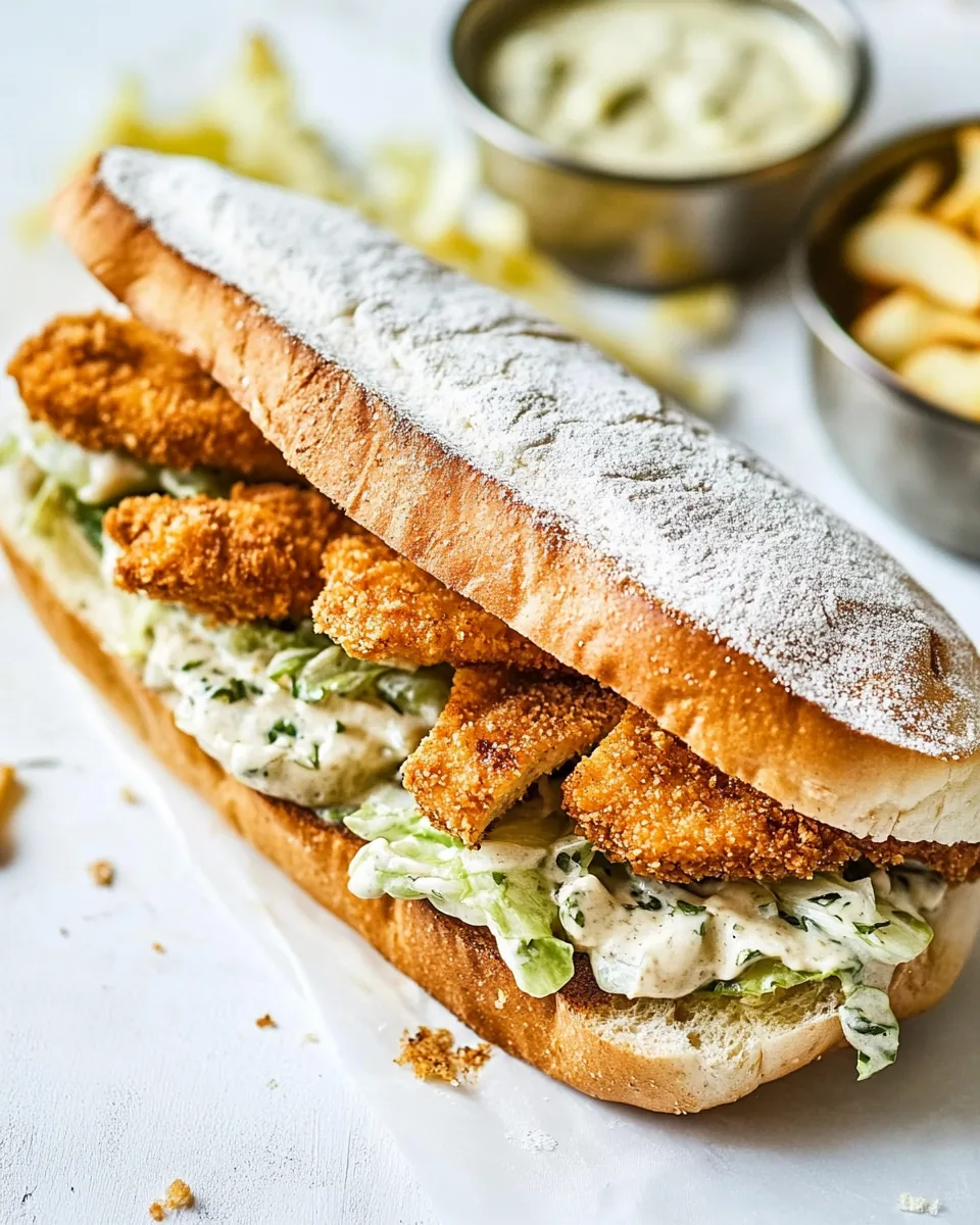 Chicken Caesar Sandwiches