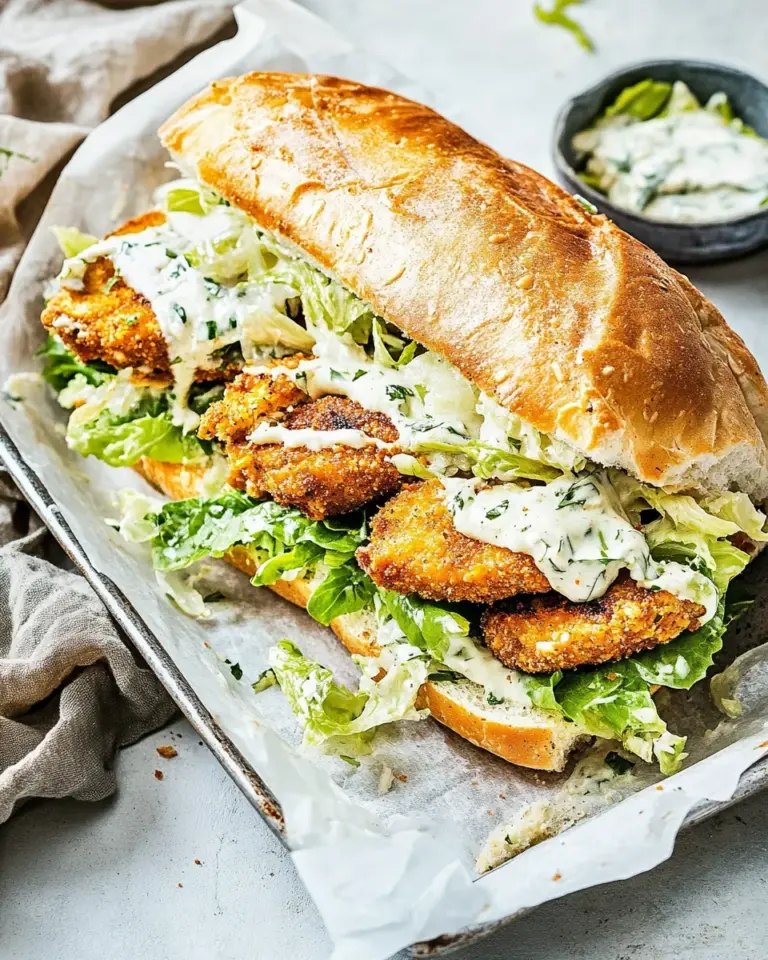 Chicken Caesar Sandwiches