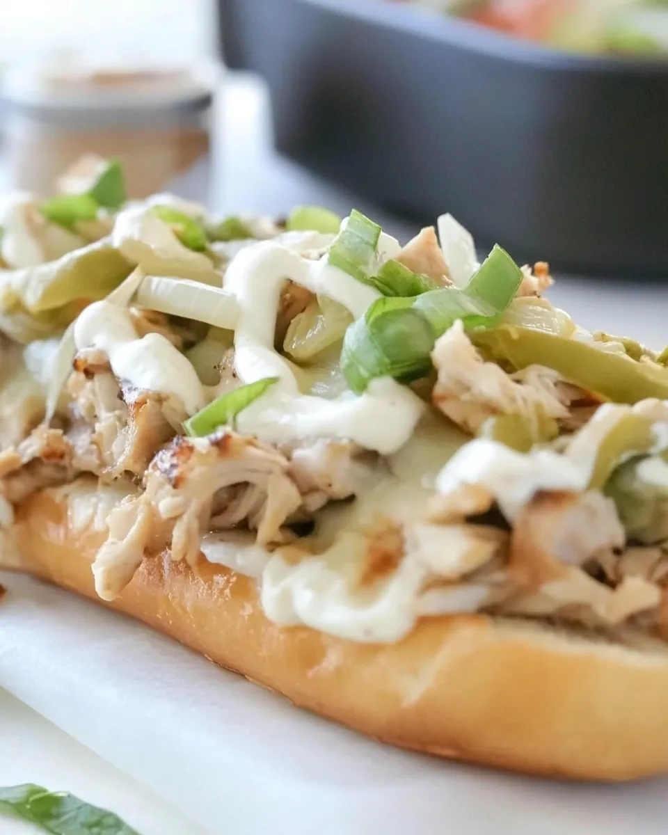 Chicken Cheesesteaks