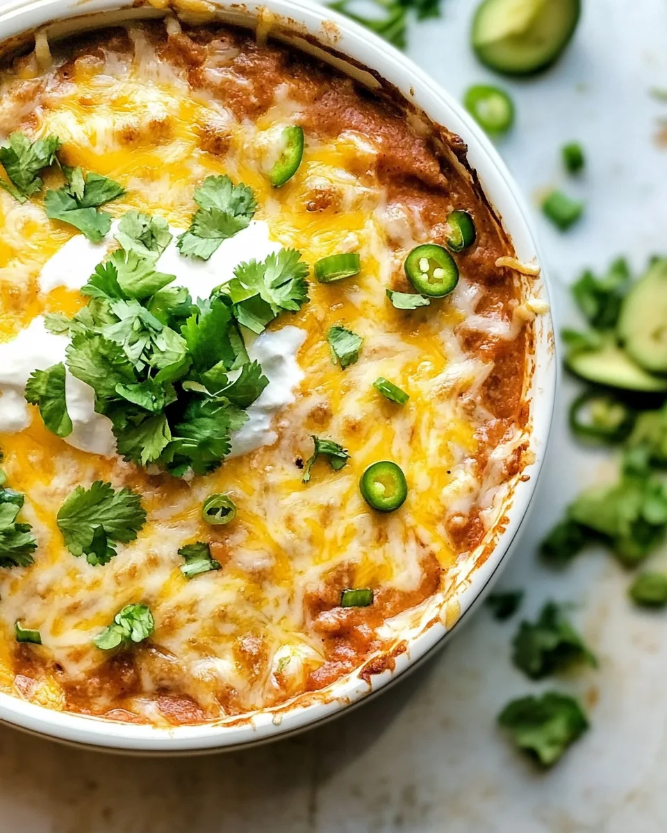 Chicken Enchilada Dip