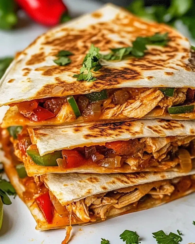 Chicken Fajita Quesadillas
