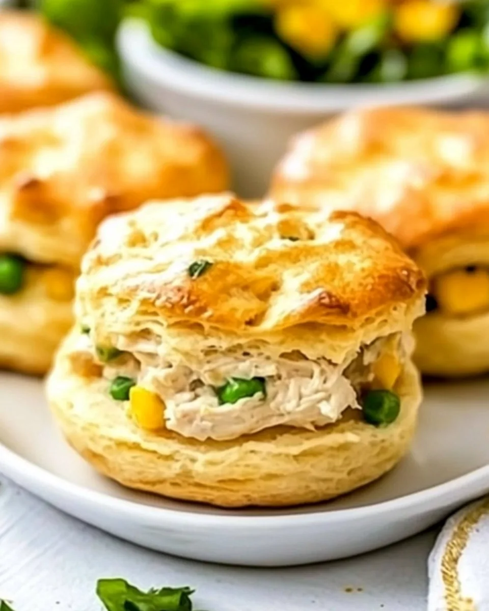 Chicken Salad Biscuits