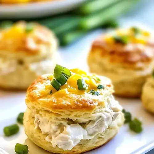 Chicken Salad Biscuits
