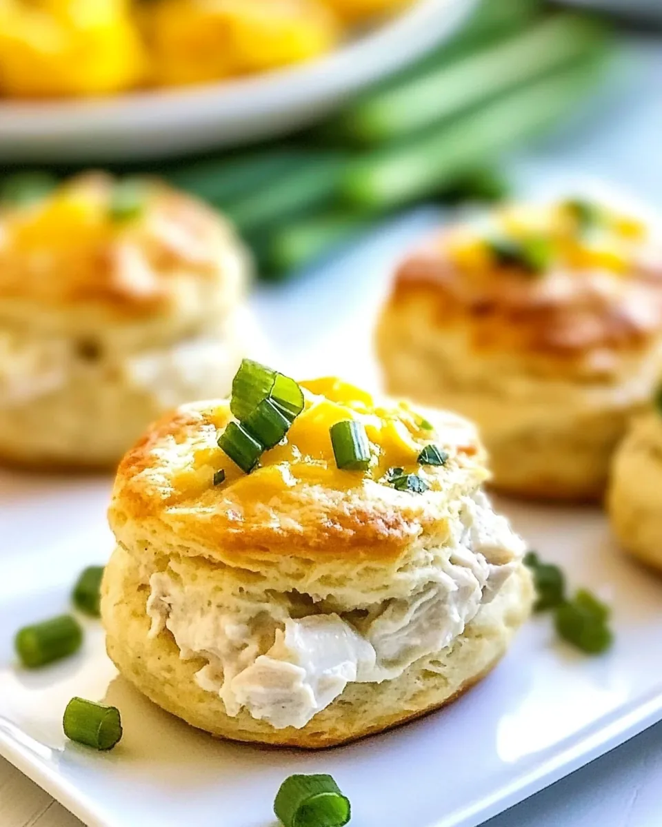 Chicken Salad Biscuits