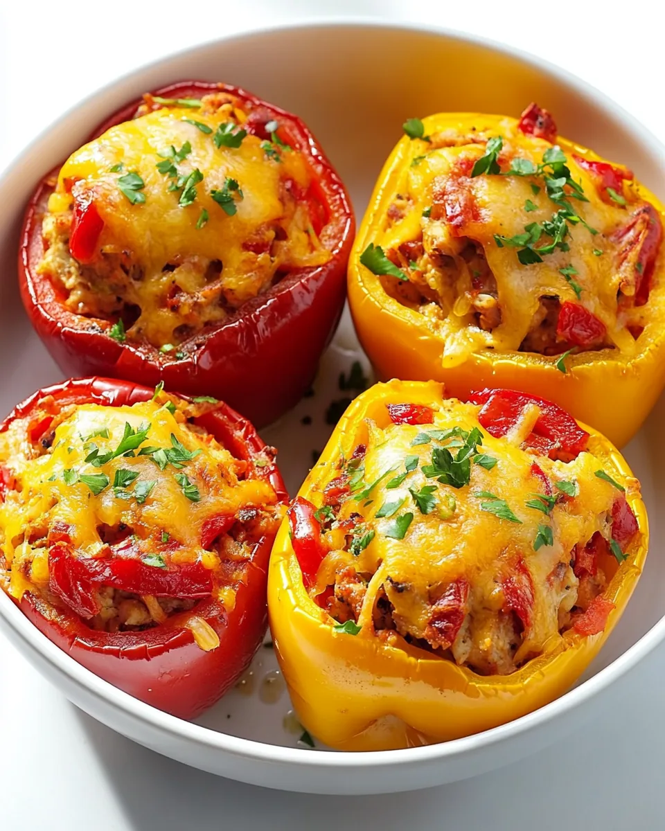 Chicken Stuffed Peppers