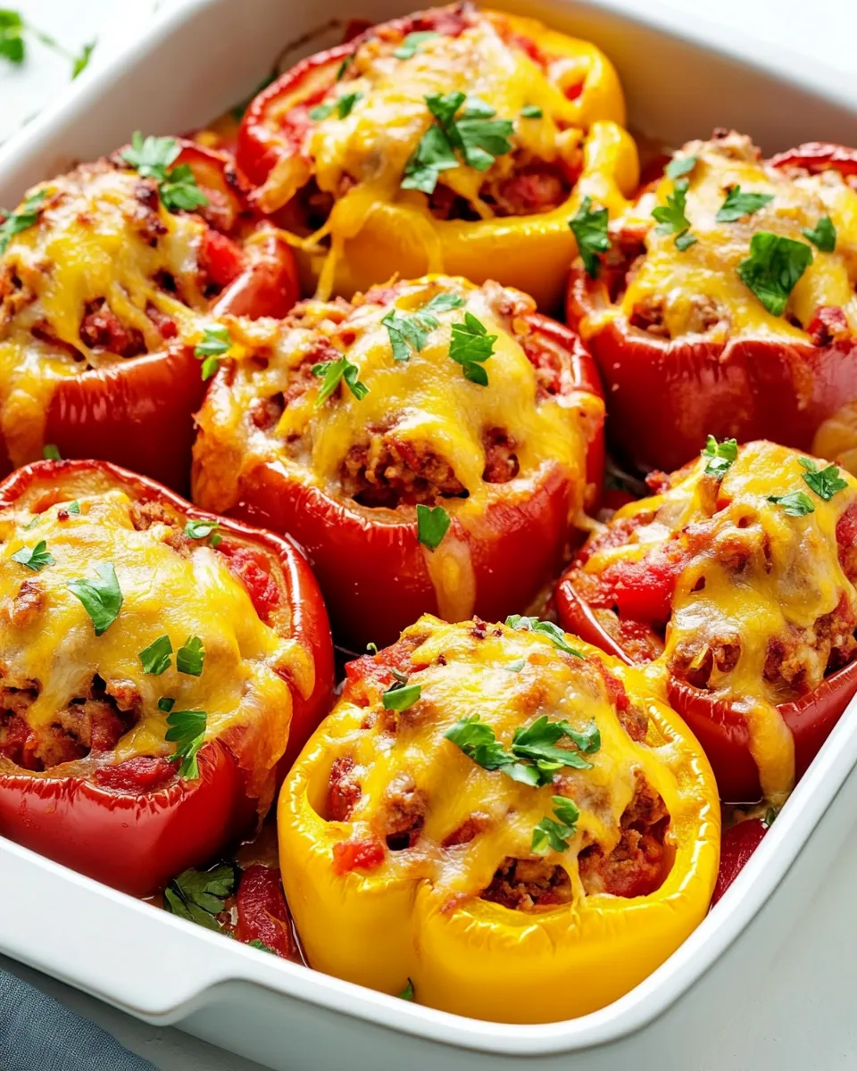 Chicken Stuffed Peppers