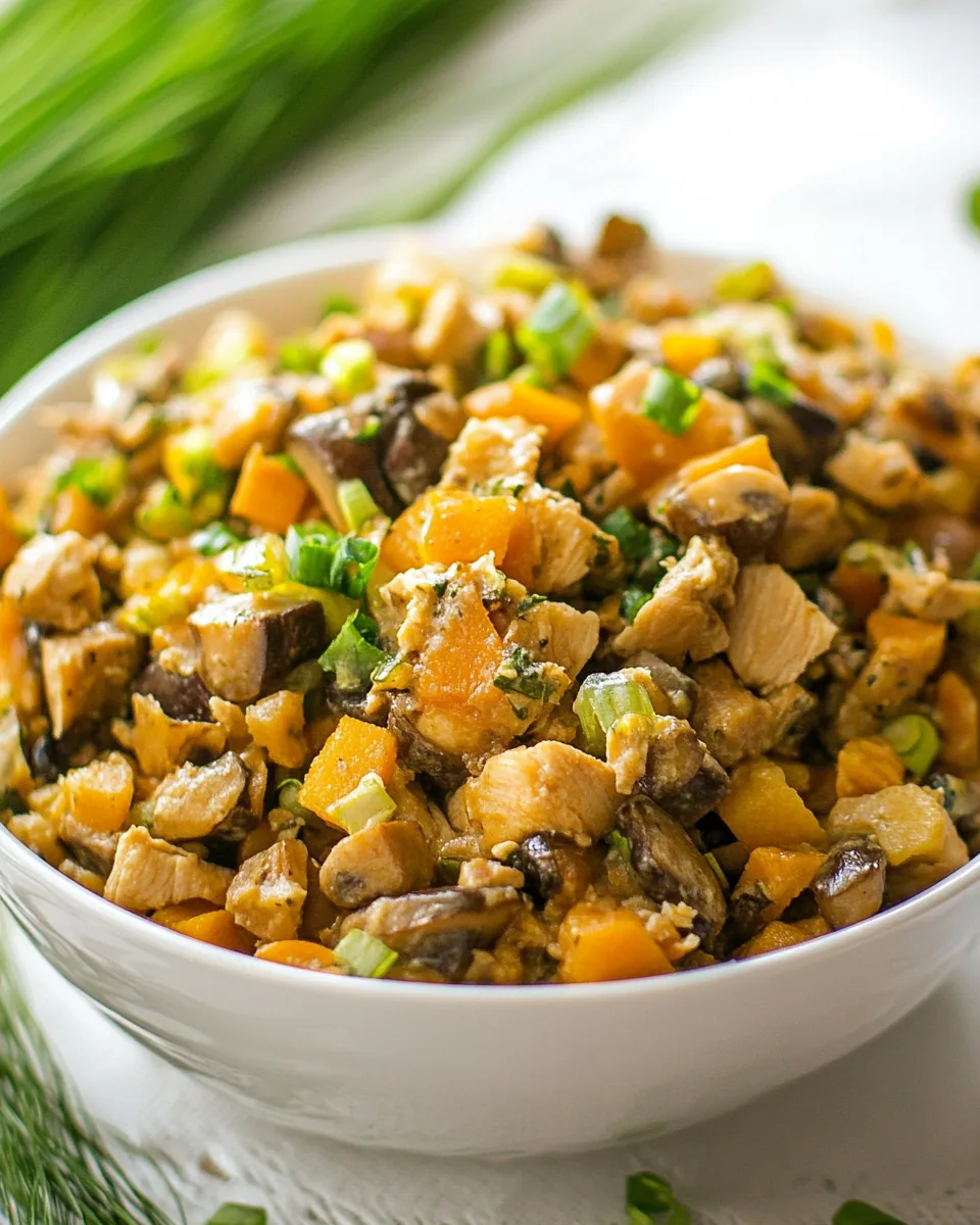Chicken and Mushroom Wedding Salad