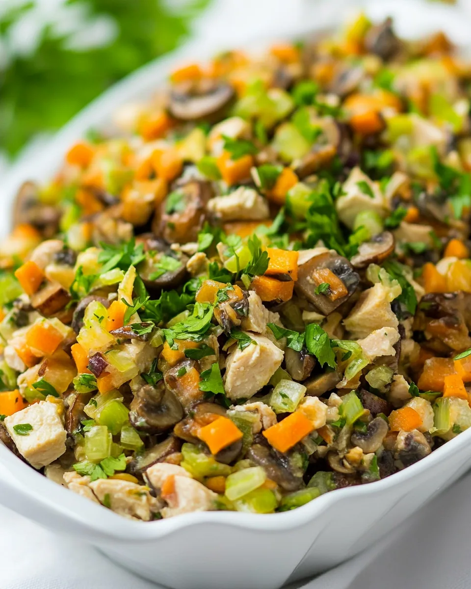 Chicken and Mushroom Wedding Salad