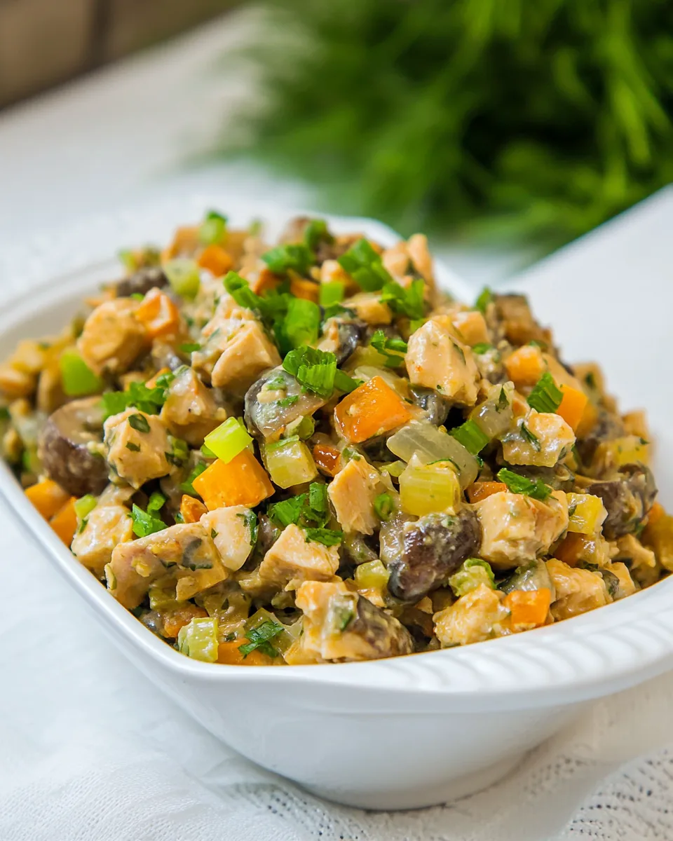 Chicken and Mushroom Wedding Salad