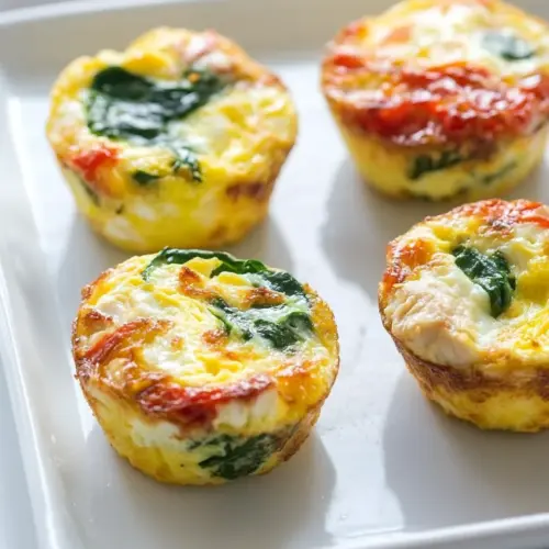 Chicken and Spinach Egg Cups