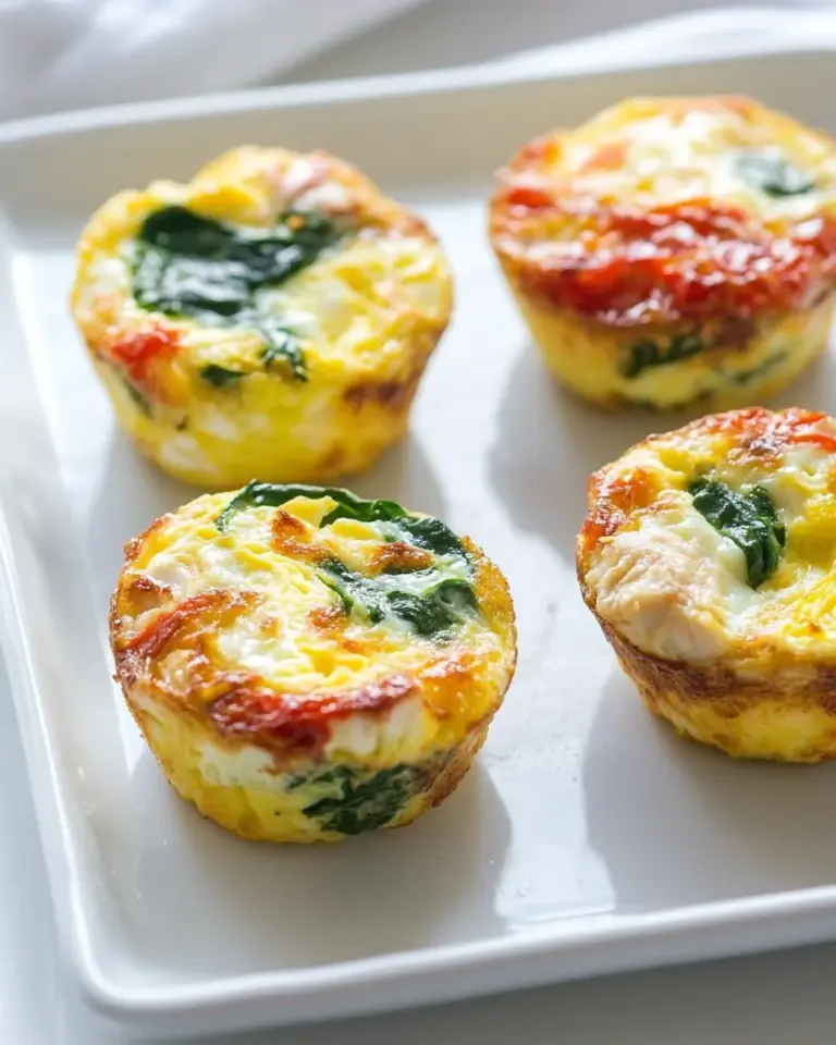 Chicken and Spinach Egg Cups