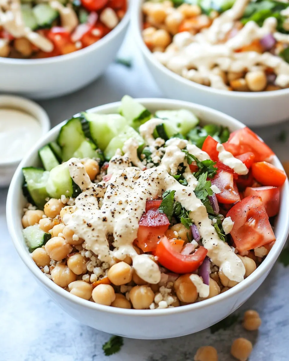 Chickpea Shawarma Bowls
