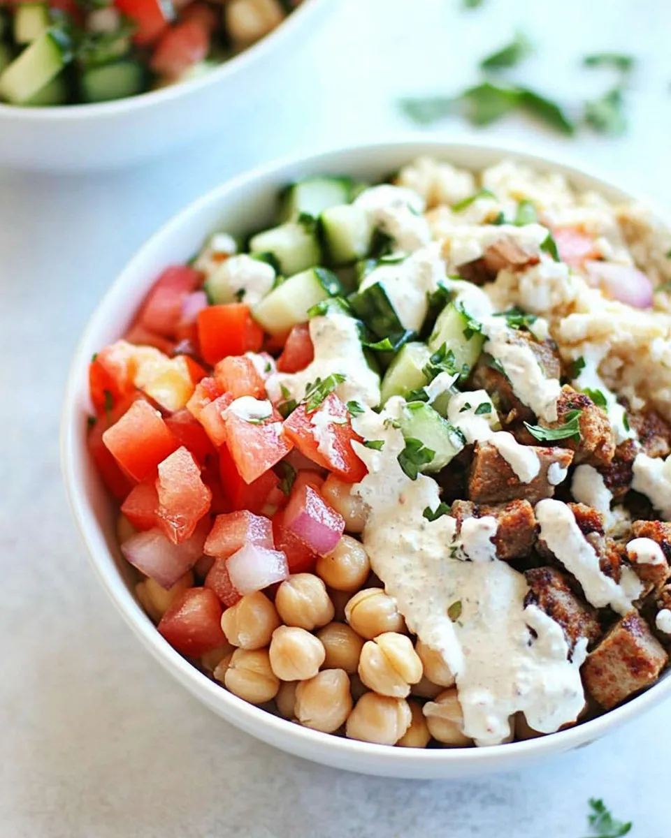 Chickpea Shawarma Bowls