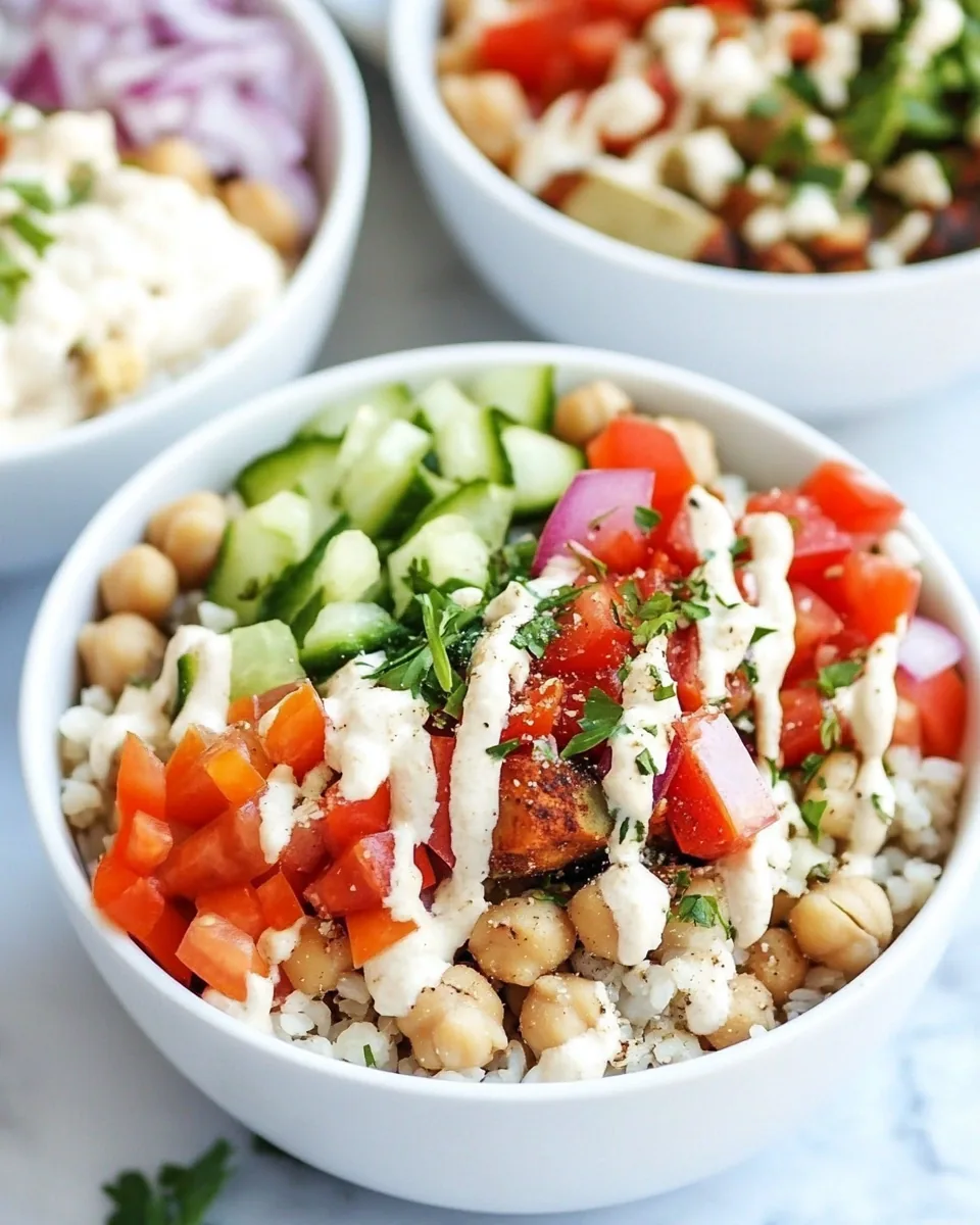 Chickpea Shawarma Bowls