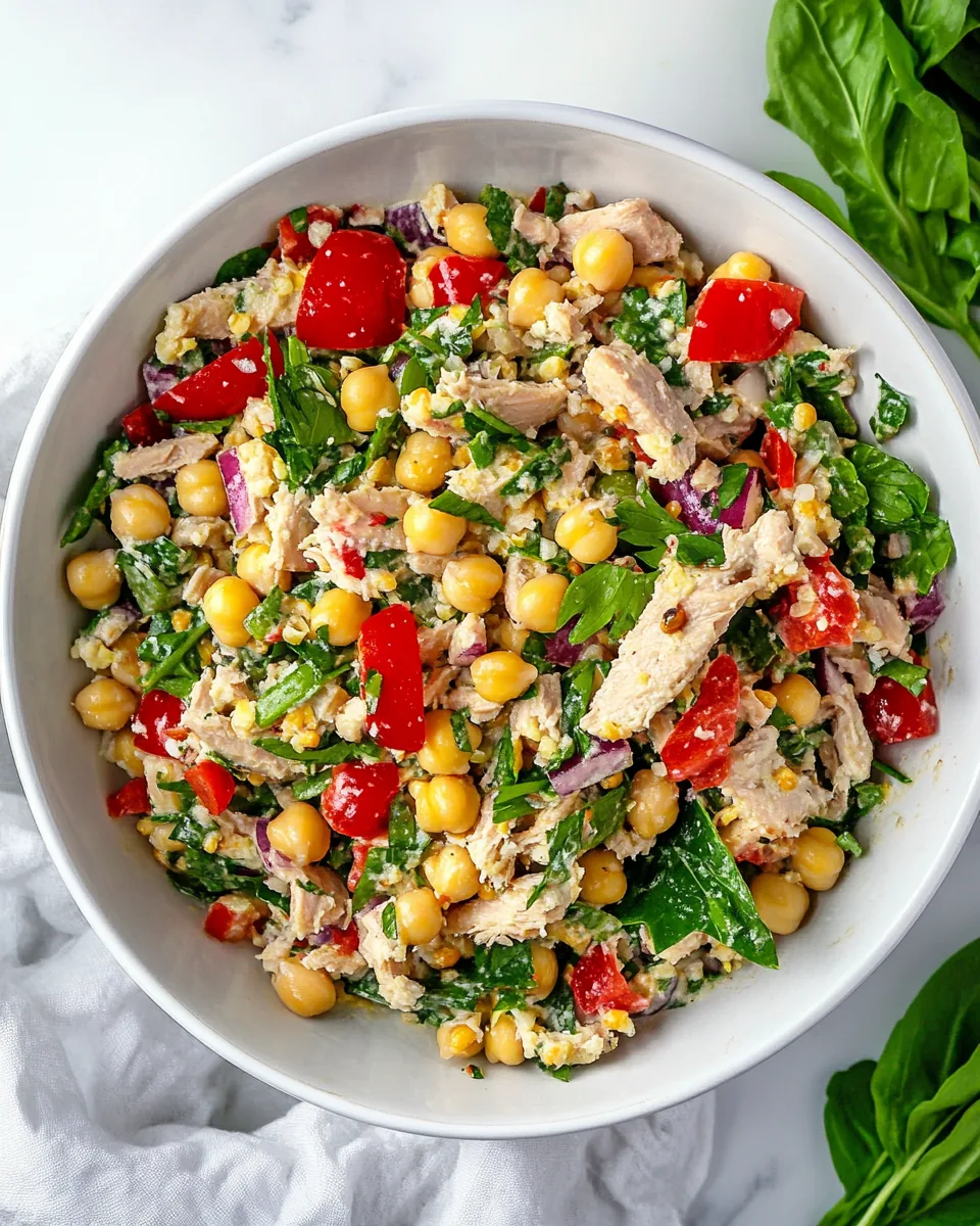 Chickpea Tuna Salad