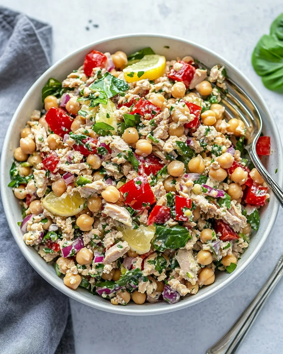 Chickpea Tuna Salad