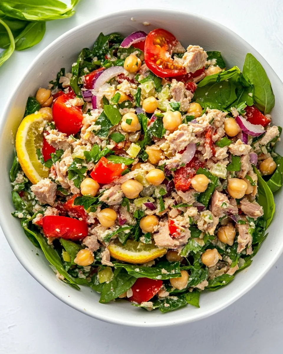 Chickpea Tuna Salad