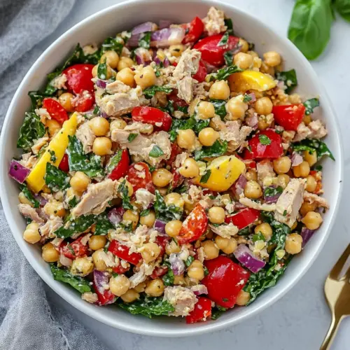 Chickpea Tuna Salad
