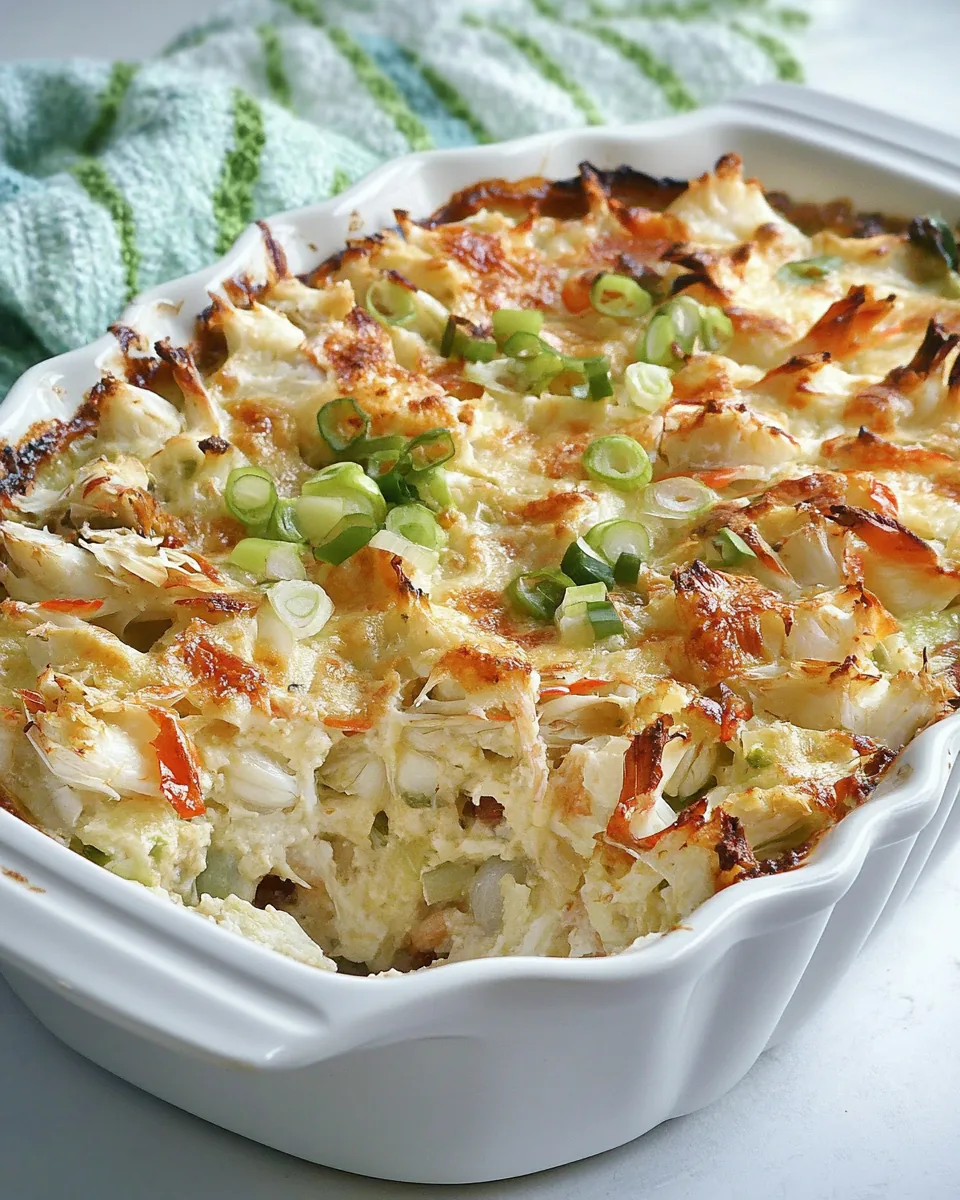 Chinese Baked Crab Delight Seafood Casserole