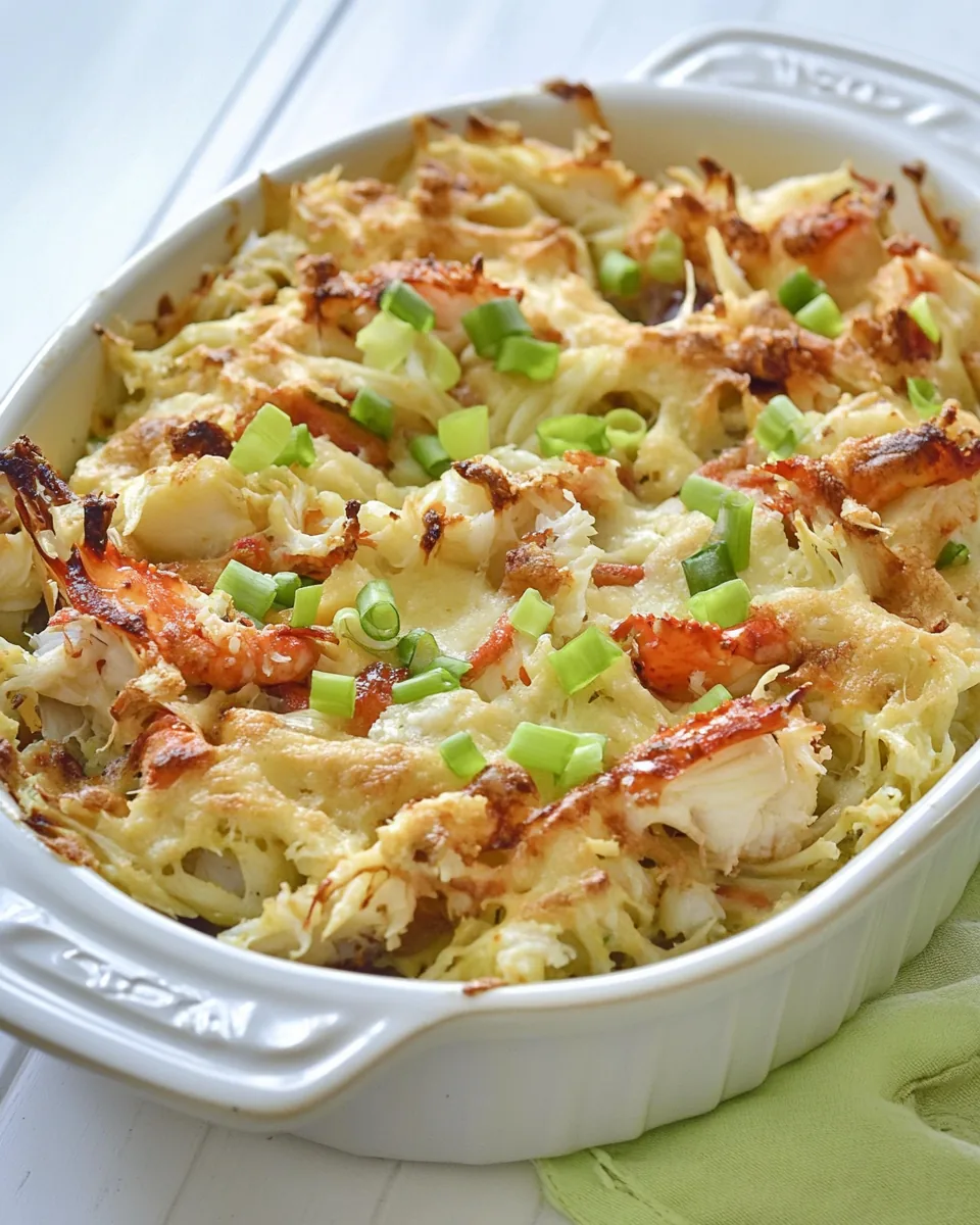 Chinese Baked Crab Delight Seafood Casserole