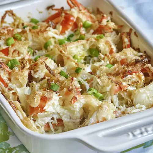 Chinese Baked Crab Delight Seafood Casserole