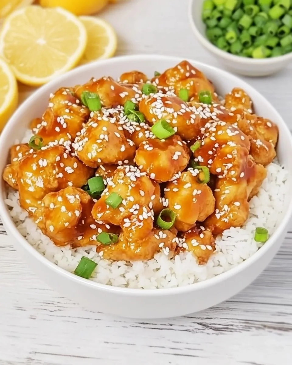 Chinese Lemon Chicken