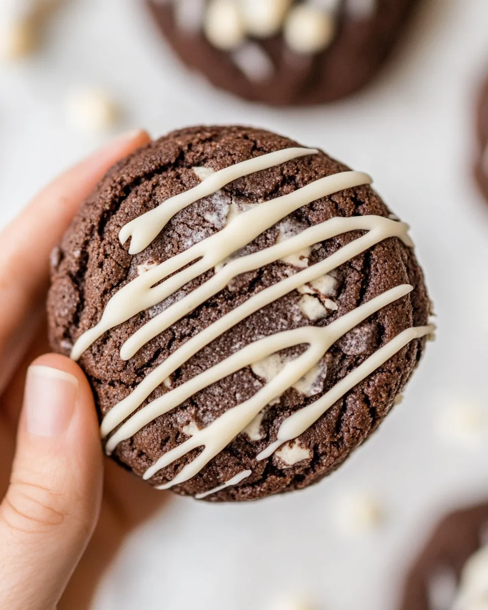 Chocolate Cake Mix Cookies