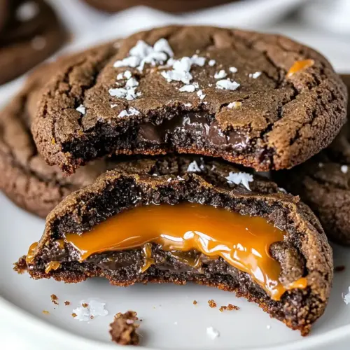 Chocolate Caramel Cookies