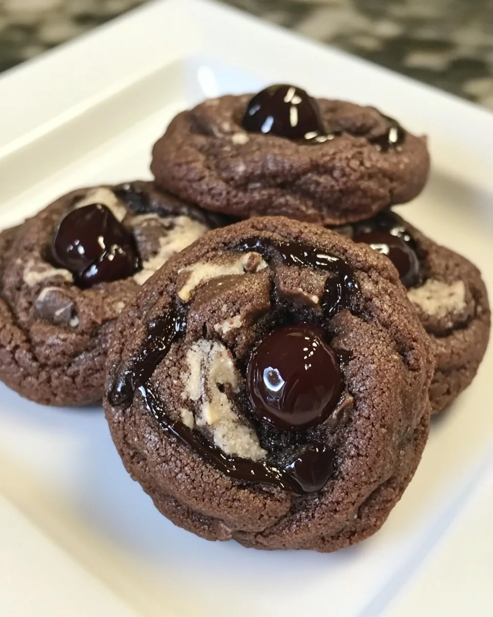 Chocolate Cherry Cookies
