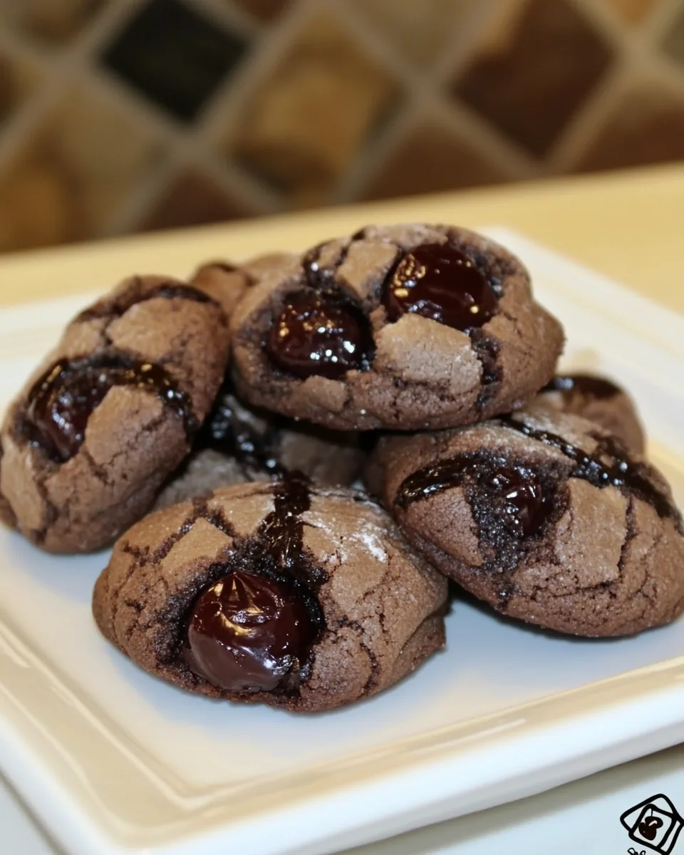 Chocolate Cherry Cookies