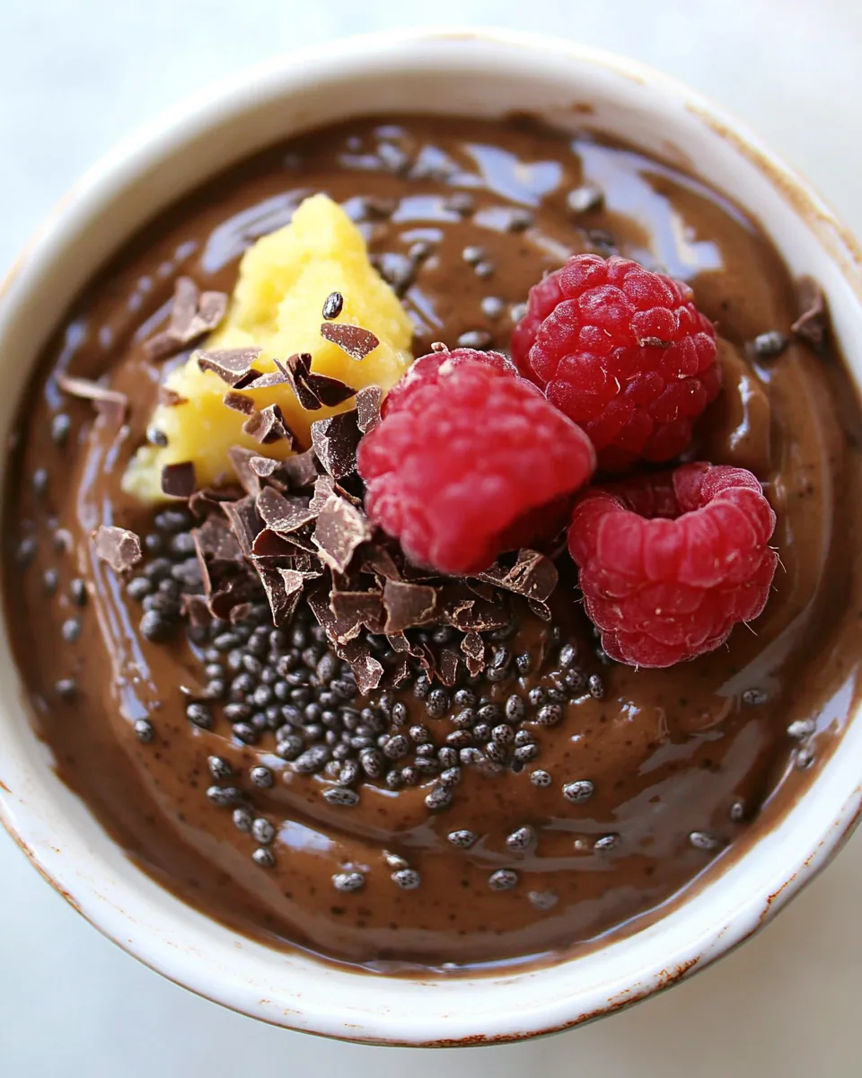 Chocolate Chia Seed Pudding