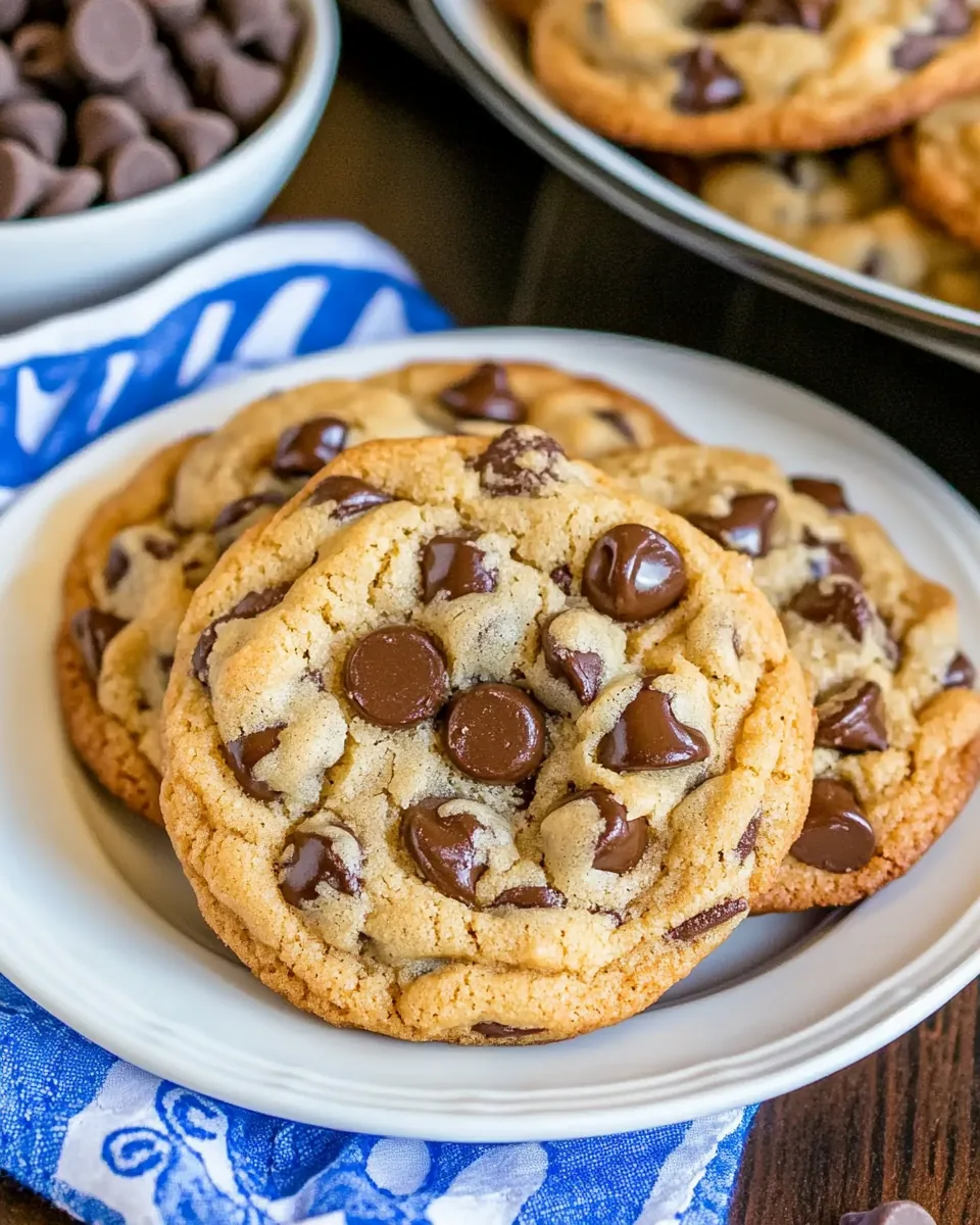 Chocolate Chip Pudding Cookies