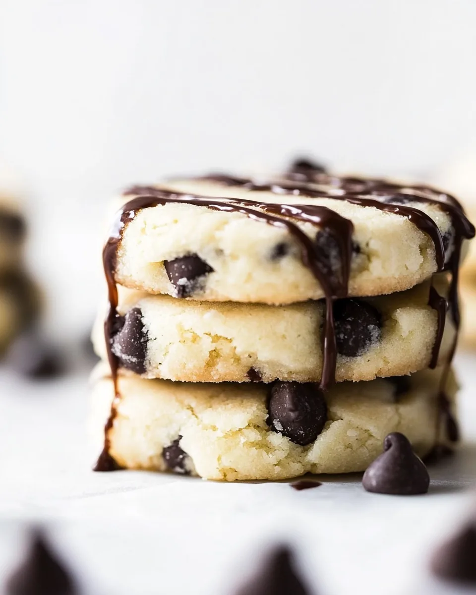 Chocolate Chip Shortbread Cookies