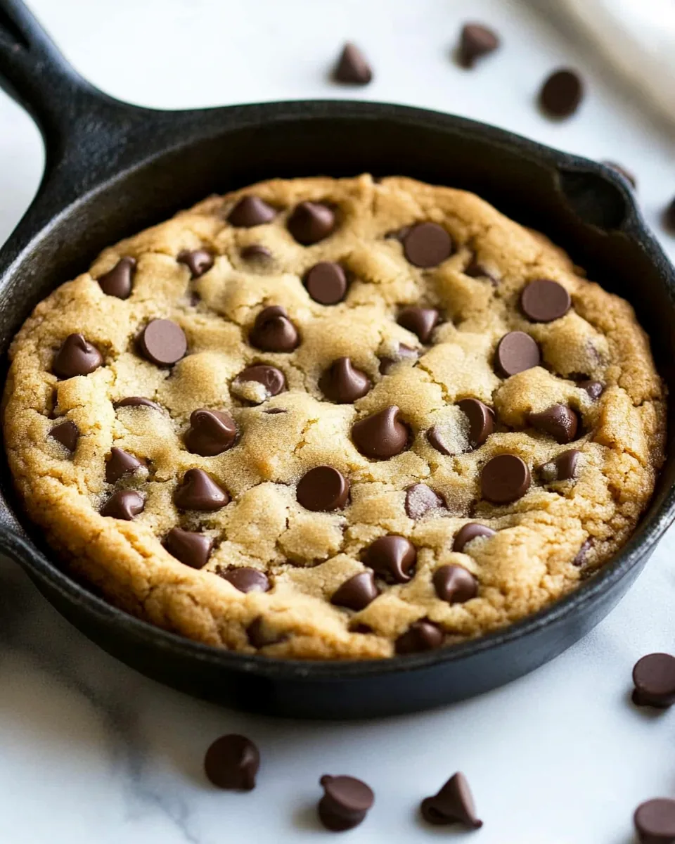 Chocolate Chip Skillet Cookie