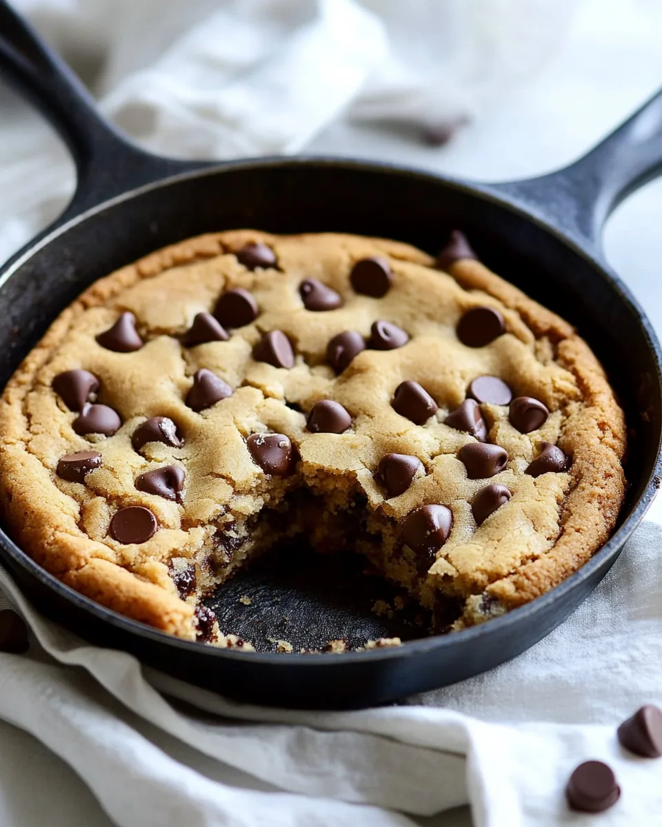 Chocolate Chip Skillet Cookie