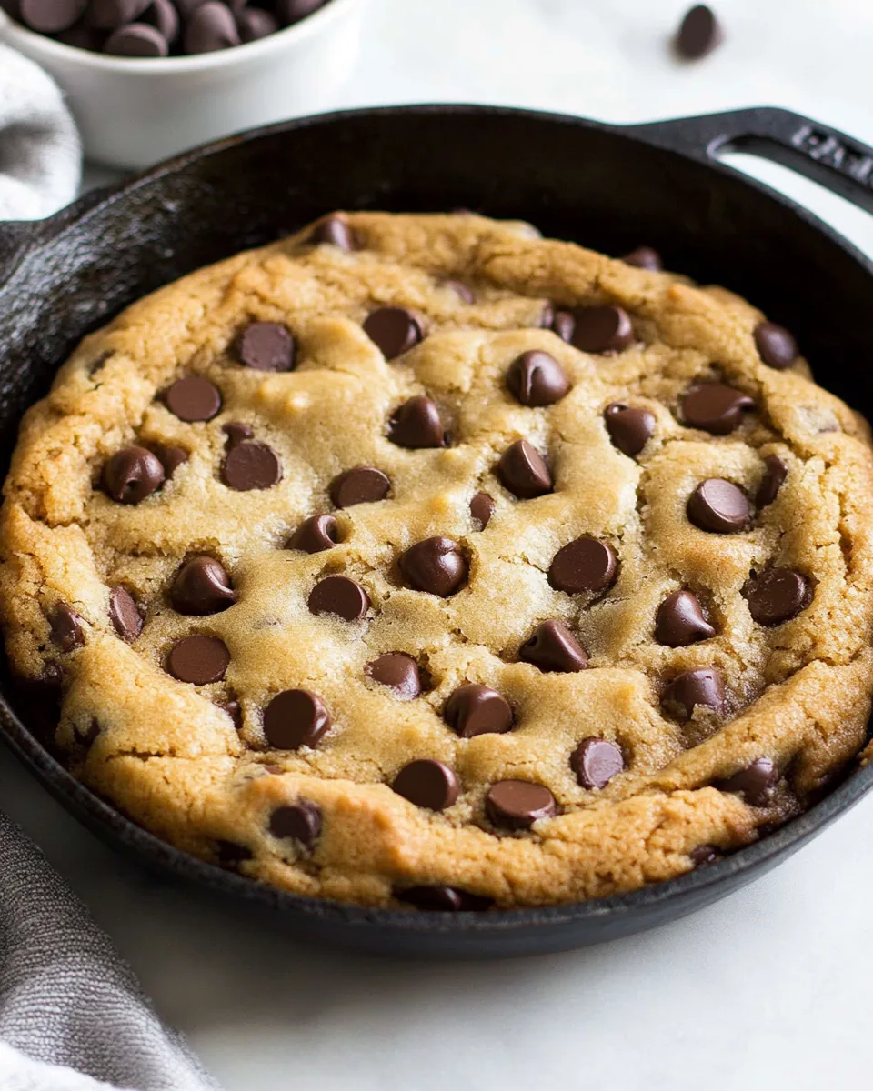 Chocolate Chip Skillet Cookie