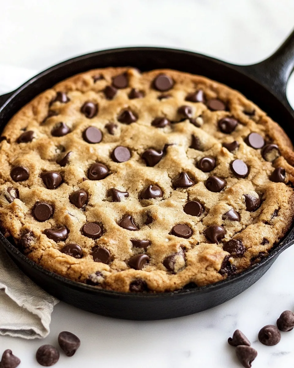 Chocolate Chip Skillet Cookie