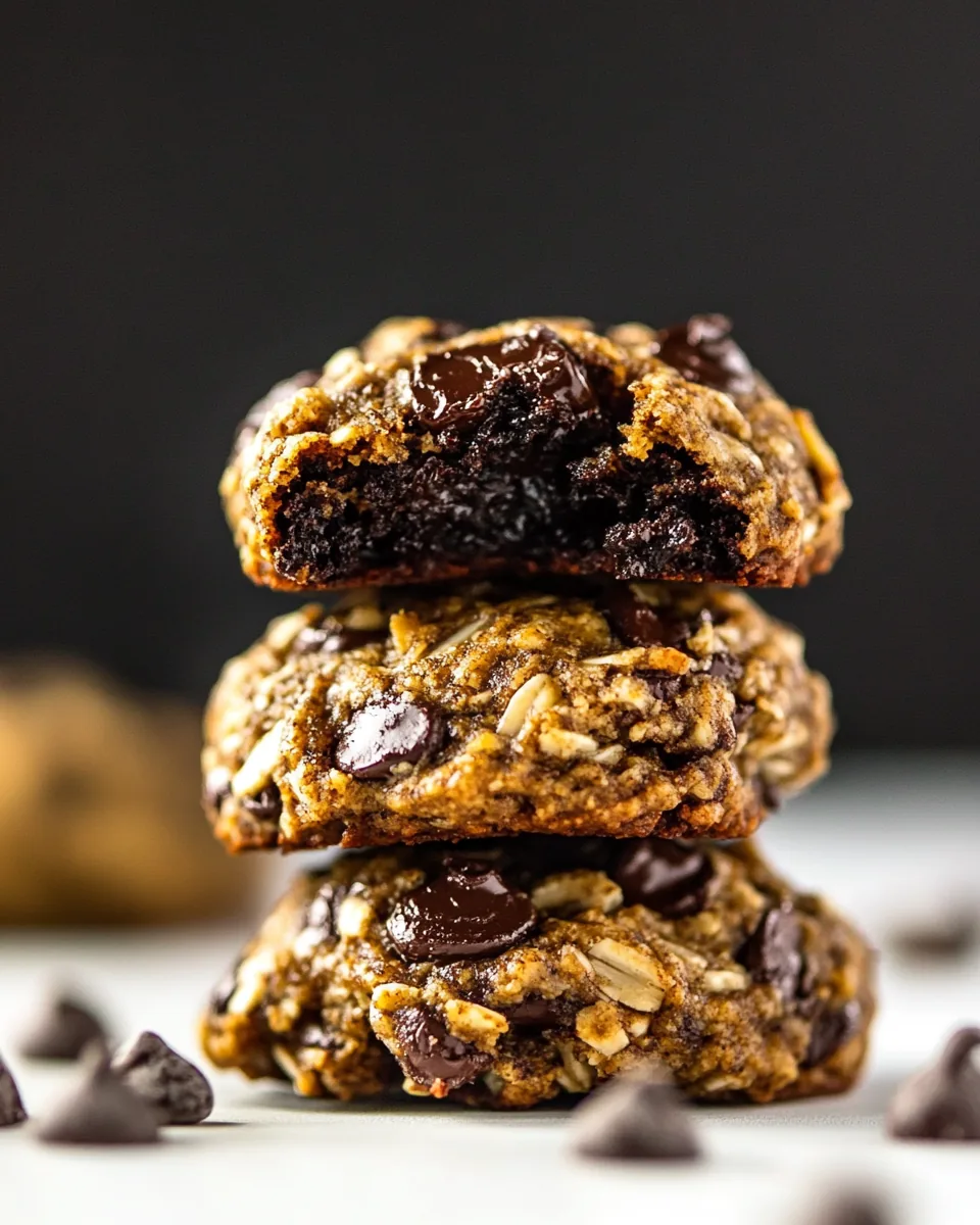 Chocolate Coconut Banana Bread Breakfast Cookies