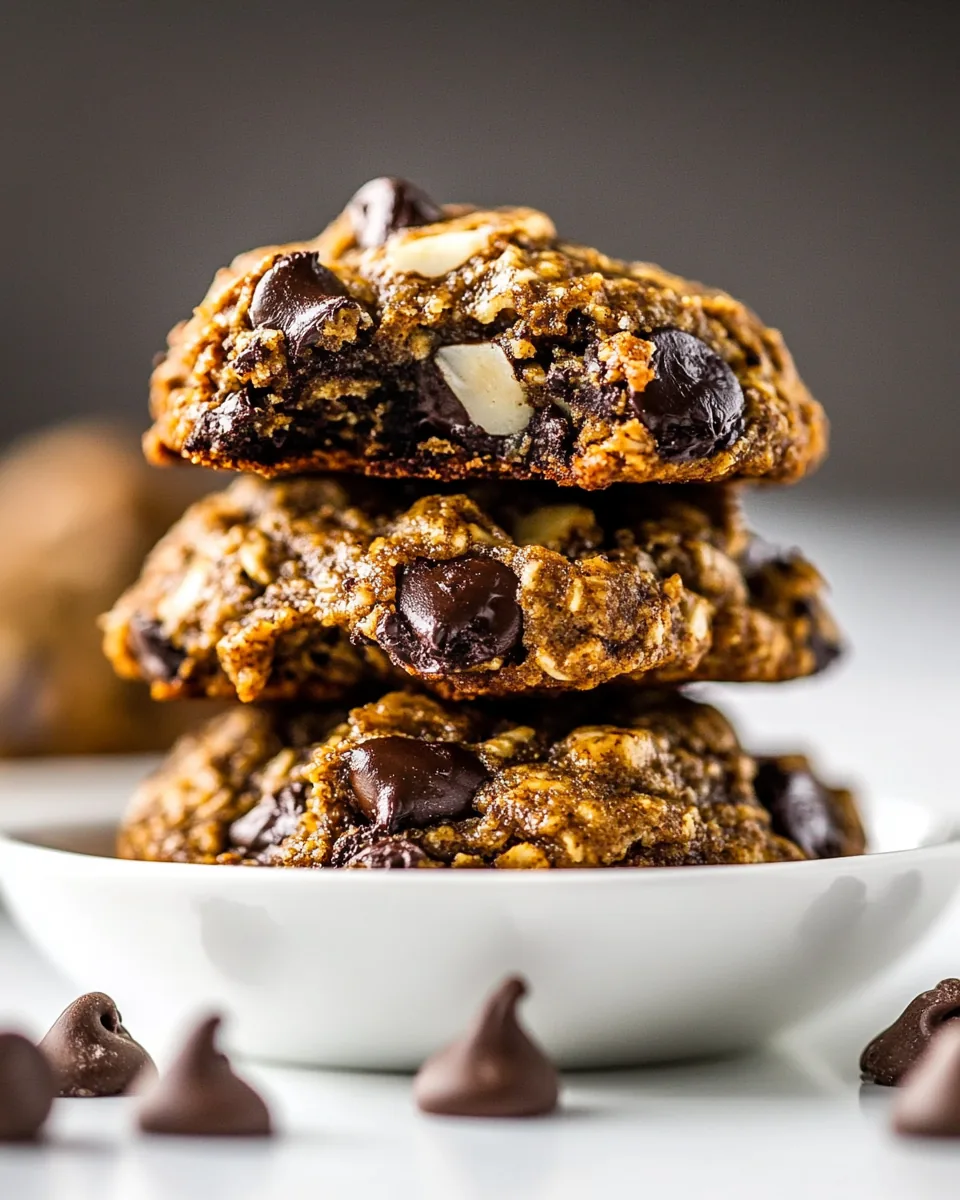 Chocolate Coconut Banana Bread Breakfast Cookies