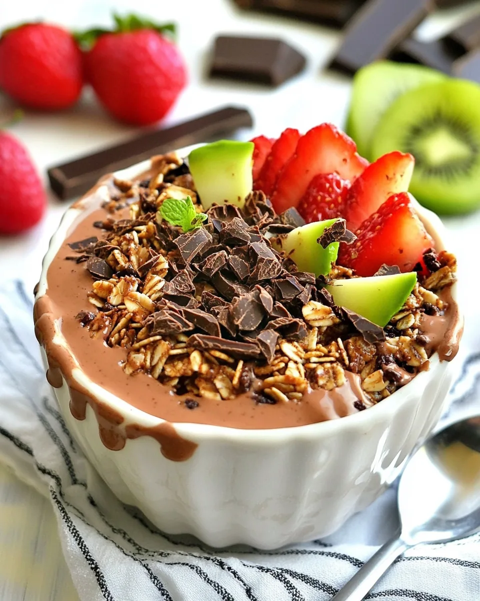 Chocolate Coconut Granola