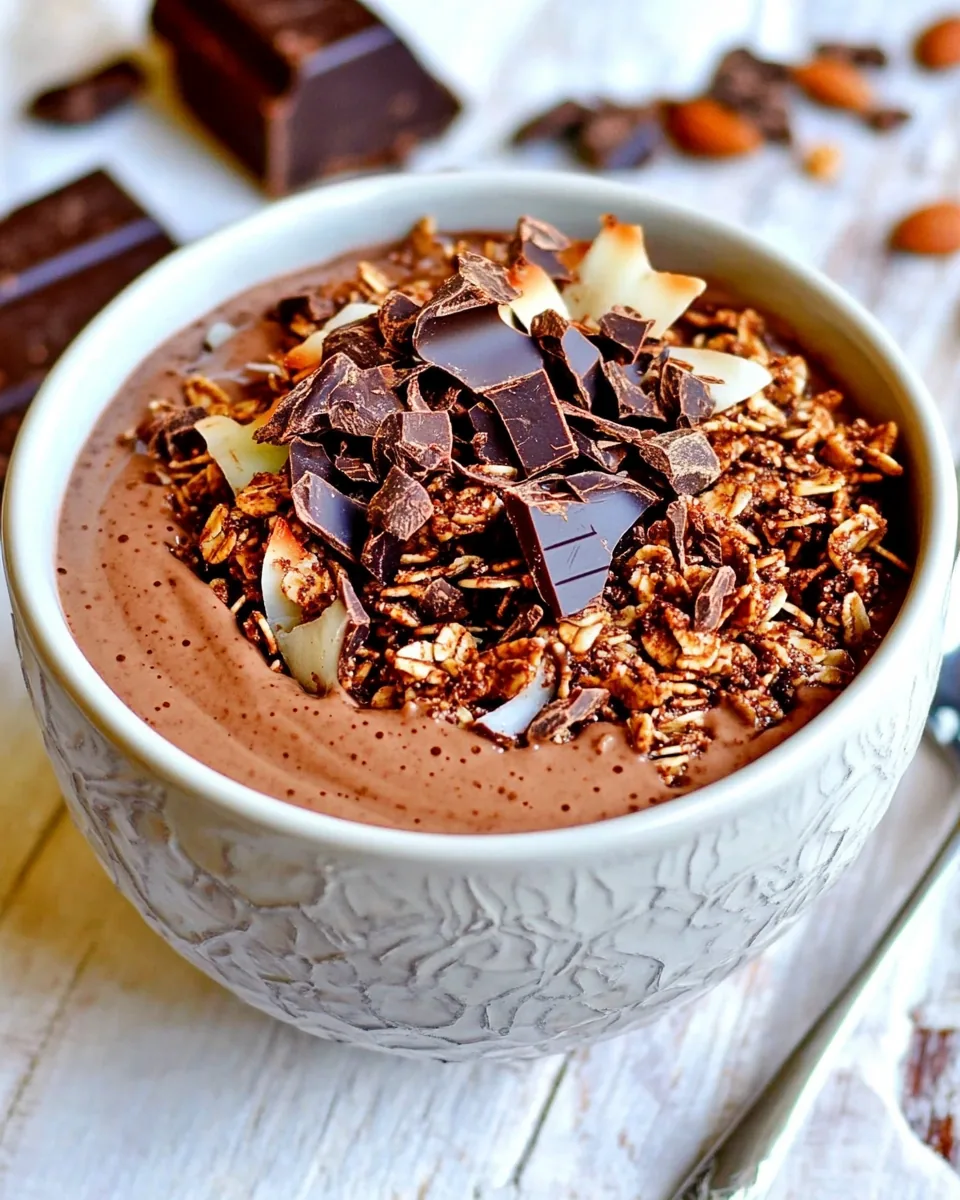 Chocolate Coconut Granola