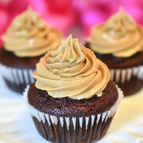 Chocolate Cupcakes with Penuche Frosting