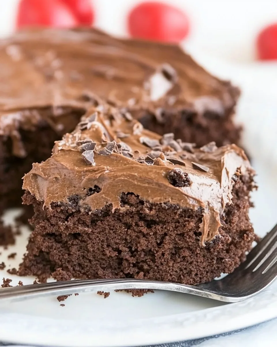 Chocolate Dump It Cake