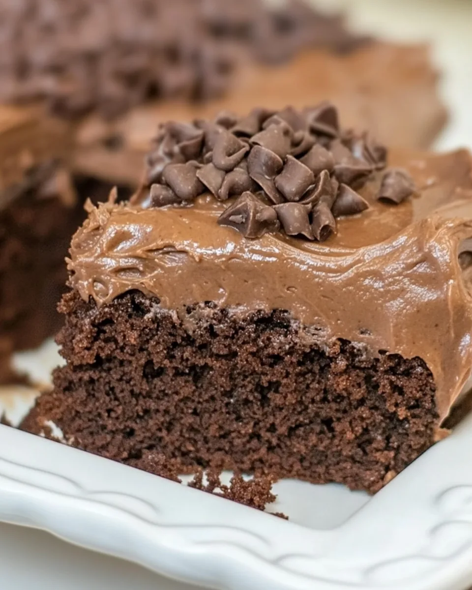 Chocolate Dump It Cake