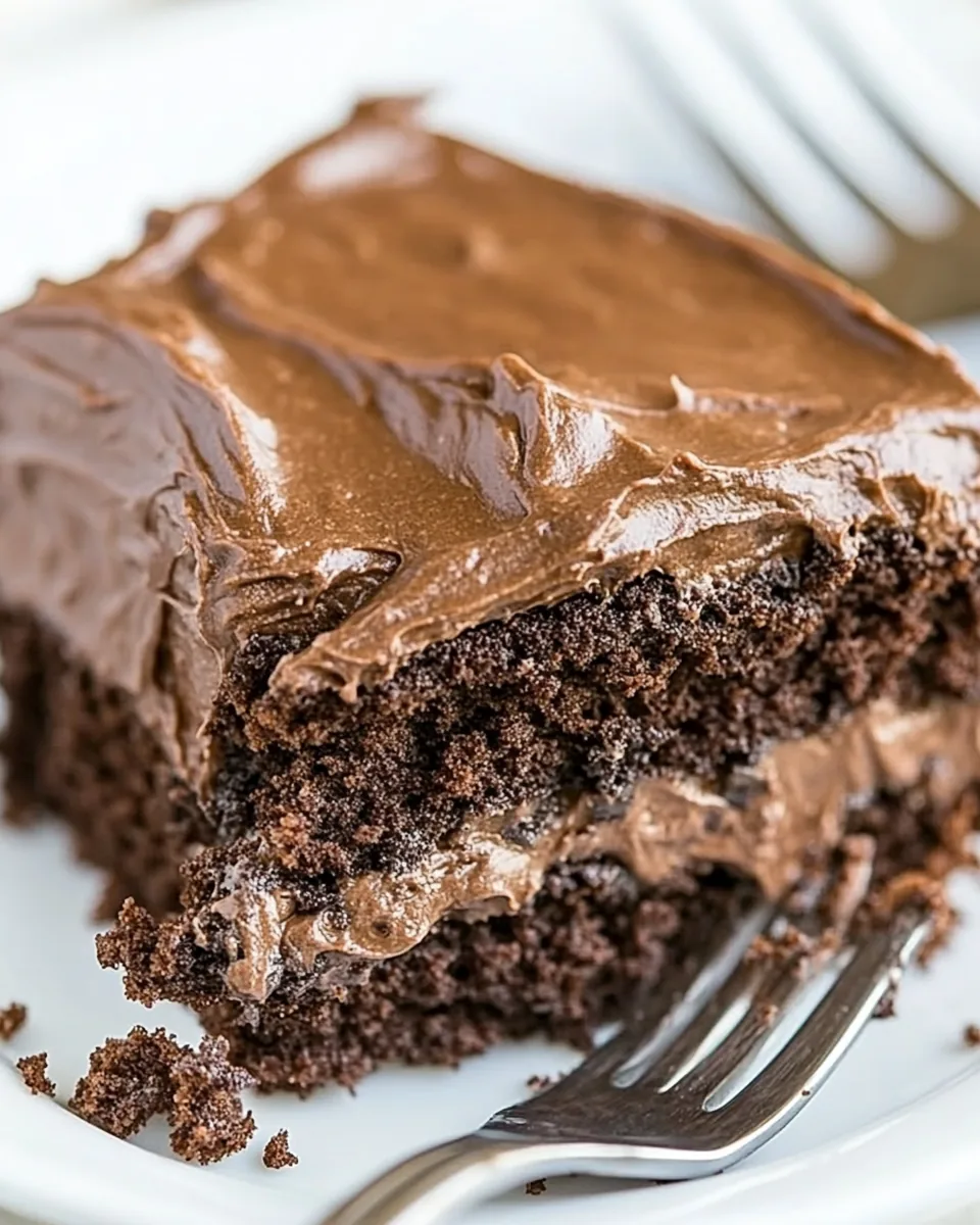 Chocolate Dump It Cake